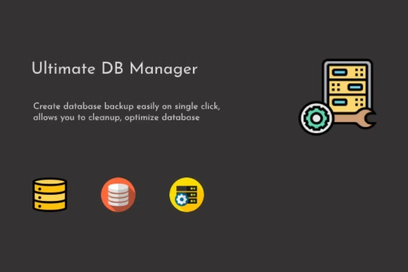 Ultimate DB Manager - WP Database Backup, Optimize by exstore