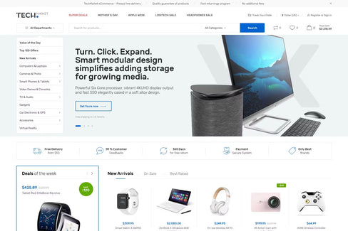 TechMarket - Ultimate Shopify Resonsive Theme by exstore