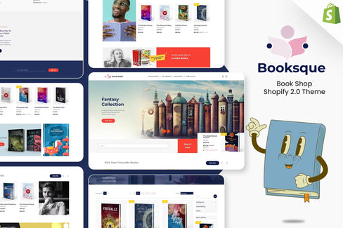 Booksque - Book Shop Shopify Theme by exstore
