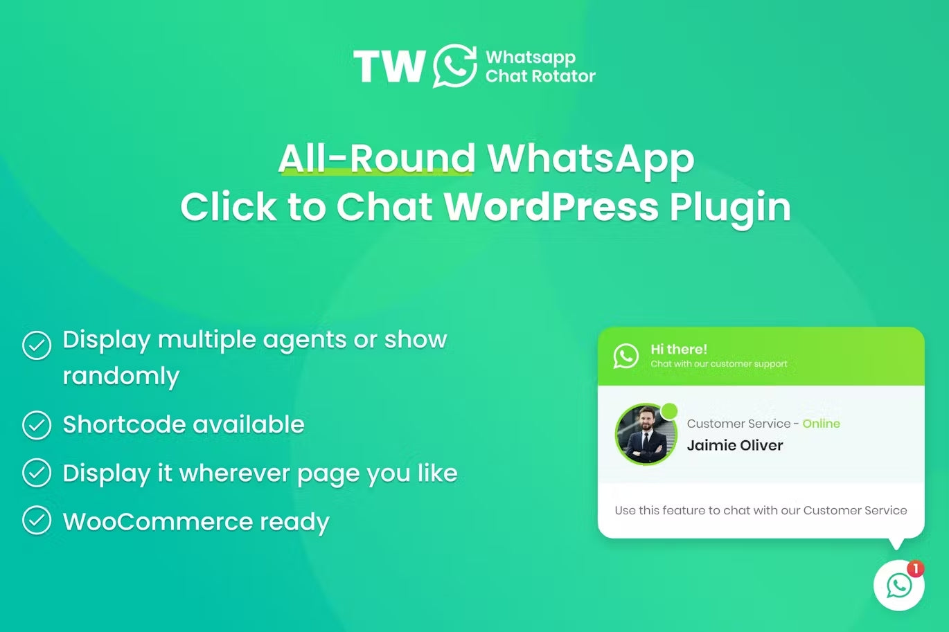 WhatsApp Chat for WordPress and WooCommerce Plugin
