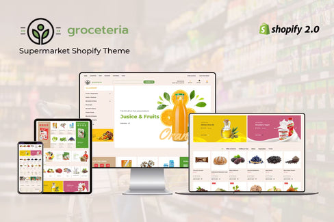 Groceteria - Supermarket Shopify Theme by exstore